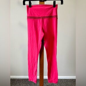 Lululemon Align Leggings 25" size 4 Boom Juice/Cyber Boom Juice Hot Red/Pink
